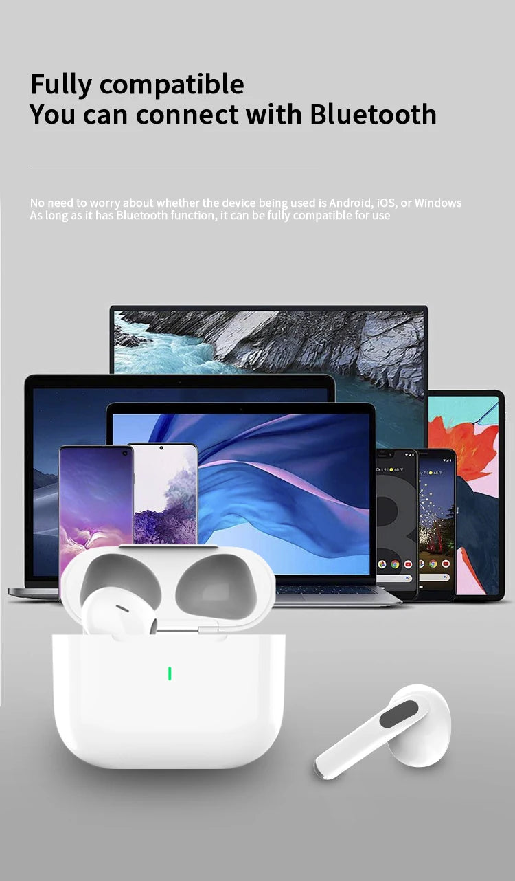 2026 TWS Air Pro Wireless Bluetooth Earphones Headphones HiFi Sound Low Latency Noise Reduction Earbuds for IPhone Android