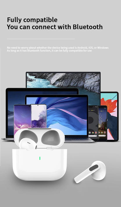 2026 TWS Air Pro Wireless Bluetooth Earphones Headphones HiFi Sound Low Latency Noise Reduction Earbuds for IPhone Android