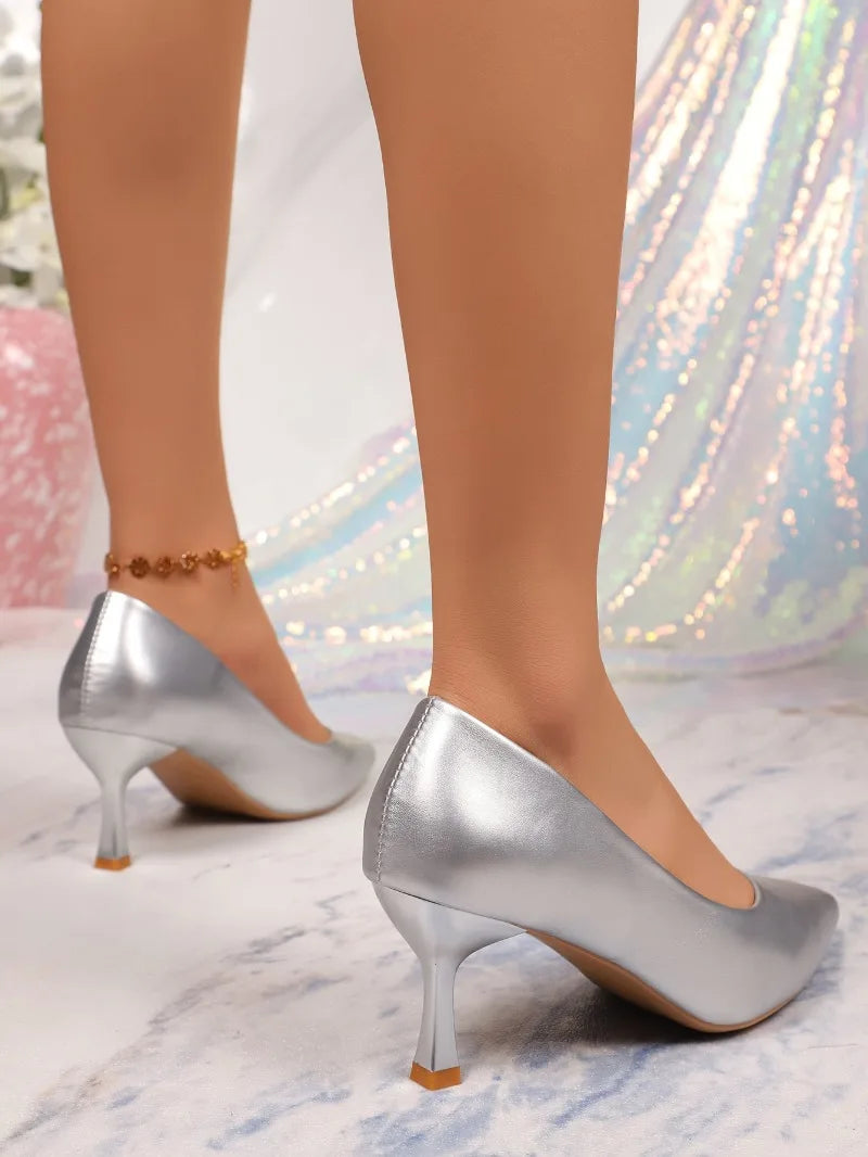 Women High Heels Pumps Thin Heel Spring Autumn New Style Shoes Pointed Toe Single Shoes for Women Luxury Designer Heels Women