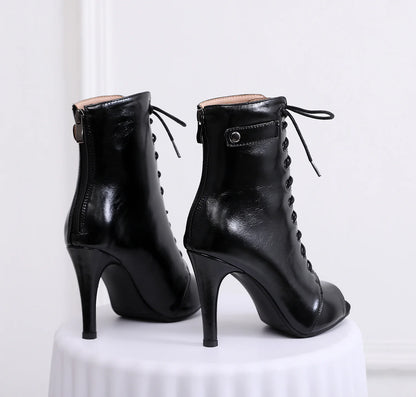 Women's 2020 Brand Party Boots Women's Sexy Stilettos High Heels Footwear Women Latin Dance Heels Shoes Latin 2020 For Ballroom
