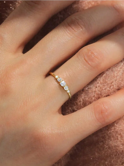 925 Sterling Silver Fashion Gorgeous Shiny Round Zircon Ring For Women Engagement Wedding Party Luxury High Quality Fine Jewelry