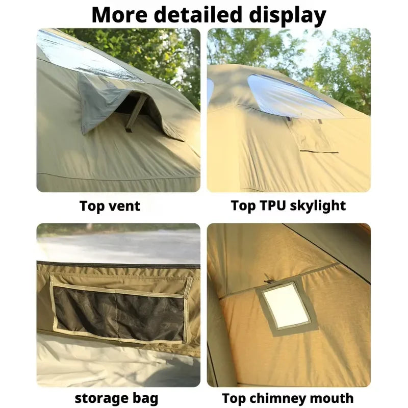 Outdoor Tent Inflatable Glamping Air Waterproof Geodesic Dome Camping Tent Tente Gonflable Pop up Marquee Luxury Hot Tent
