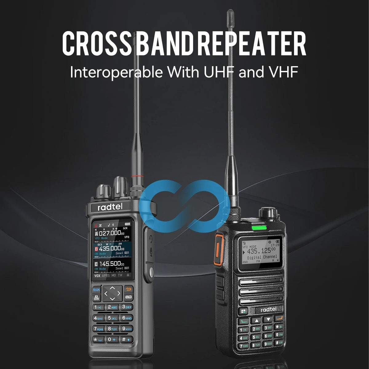 Radtel RT-950 PRO Walkie Talkie AM/FM/CB/LSB/USB/CW Receiver with GPS APRS 10W Bluetooth Phone Programming Ham Radio RT-950PRO