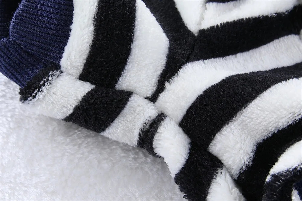 Autumn Winter Pet Dog Soft Fleece Clothes Warm Jumpsuit Coat for Small Medium Large Dog Cat Puppy Jacket Sweater with Leash Ring