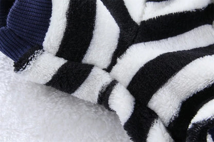 Autumn Winter Pet Dog Soft Fleece Clothes Warm Jumpsuit Coat for Small Medium Large Dog Cat Puppy Jacket Sweater with Leash Ring