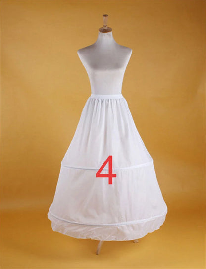New Bridal Wedding Petticoat Underskirt Prom Hoop Crinoline Fancy Skirt Slip 11 Styles Customized
