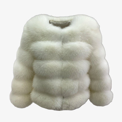 Women's Fur Coat Fox Fur Jackets for Women Clothing Natural Real Fox Fur Jacket Coats for Women Fur Jacket in Promotion