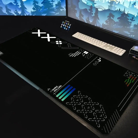 Geometry Pattern Mouse Pad Large Computer Office Table Mats Rubber Anti-slip Gaming Keyboard Mousepads Long Desk Pads 1000x500mm