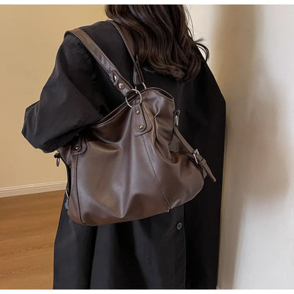 Female Hobo Handbag Large Capacity Shoulder Bags Big Stylsih Tote Bag Ladies Soft Leather Hobos Messenger Bags Women Сумочки