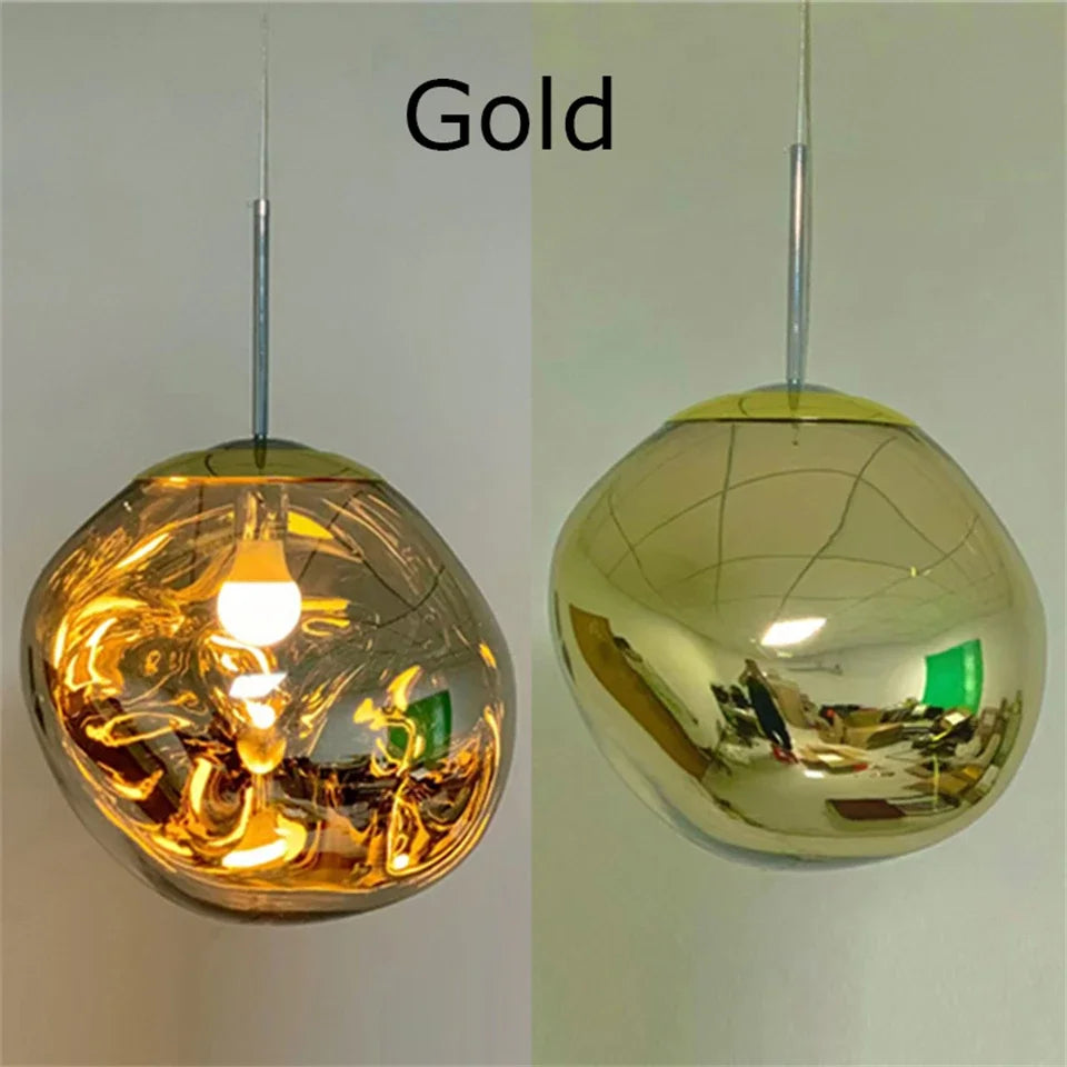 Nordic LED Lava Pendant Lights PVC Lighting Ideal for Living Room Indoor Decor Home Fixtures Loft Kitchen Hanging Lamp