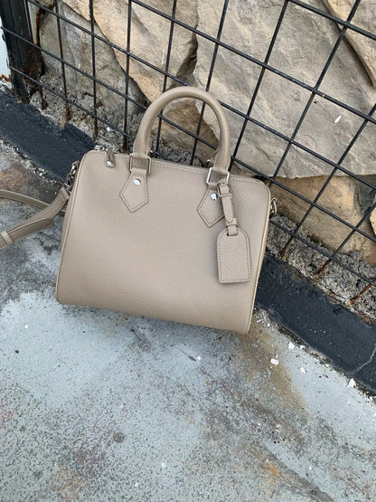 Genuine Grade Leather Women's Shoulder Crossbody Bag Luxury Designer Brand Female Handbag Fashion Soft Cowhide Ladies Boston Bag