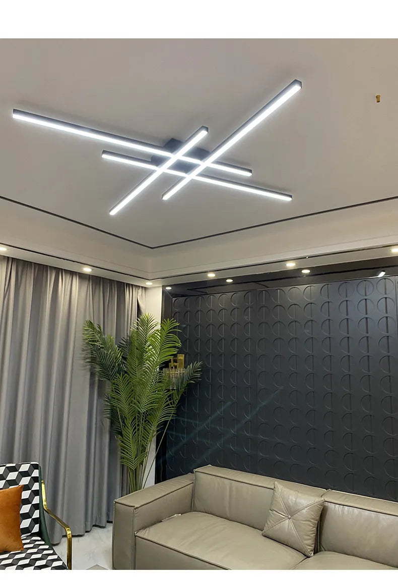 Ceiling light simple modern bedroom  atmosphere duplex villa hall Nordic lamps minimalist living room lamp room ceiling lights