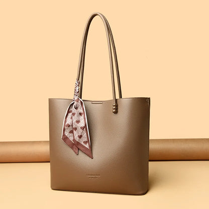 Genuine Brand Luxury Purses and Handbags Women Bags Designer Soft Leather Shoulder Top-handle Commute Bag Female Sac A Main Tote