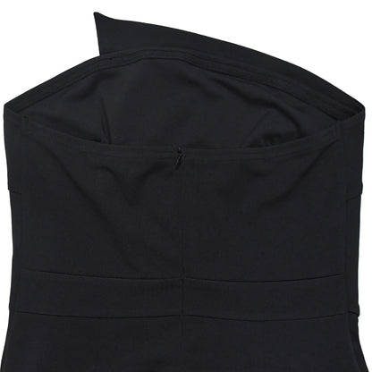 Sexy Backless Strapless Jumpsuit Summer Women Fashion Solid Button Sleeveless Slim Fit Wrap Hip Jumpsuits Elegant Office Romper