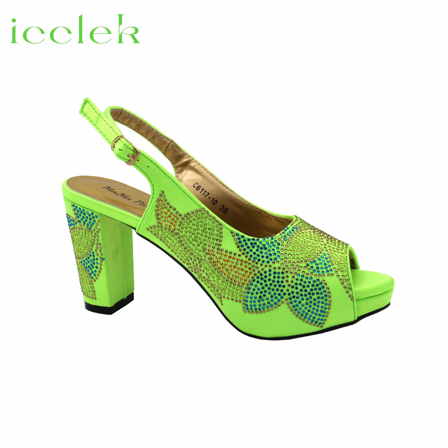 Baby Pink Flower Pattern Mature Pumps African Design Women Matching Shoes and Bag with Platform High Quality Sandals for Wedding