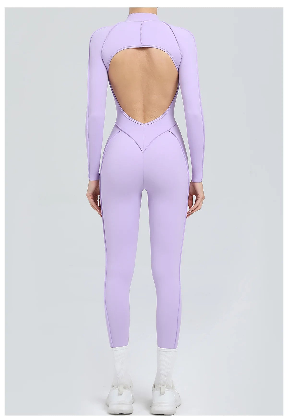 One Pieces Long Jumpsuits Sexy Womens Overalls Mono Streetwear Yellow Body Long Sleeves Woman Clothing Summer Gym Sportswear