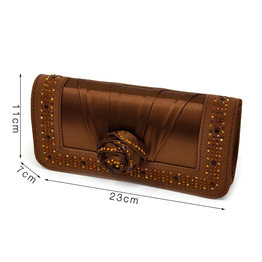 Doershow Beautiful High Quality African Style Ladies Shoes And Bags Set Latest Silver Italian Shoes And Bag Set For Party