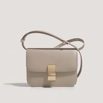 Luxury Designer Tofu Bags Square Bag One Shoulder Crossbody Bag Fashion Handbags Top Quality Genuine Leather Women's Bag Chic