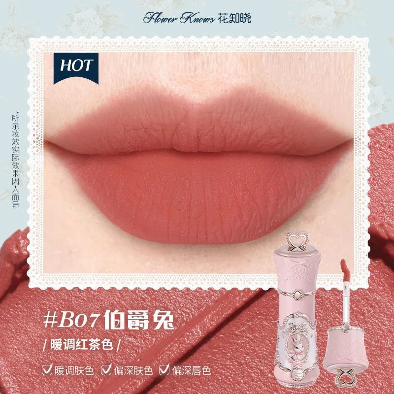 Flower Know Strawberry Rococo All-In One Gift Set Makeup Kit Full Professional Garden Mirror Blush Powder Lip Cream Flowerknows