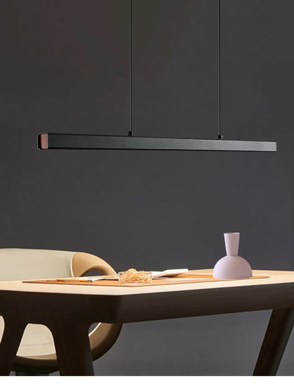Dining room chandelier Nordic modern lamp dining table bar lamp restaurant lights kitchen lights office company led strip lamps