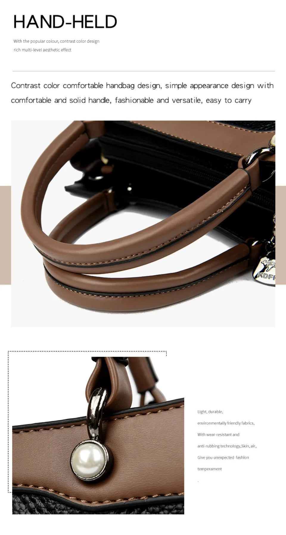 Top Quality Leather Hand Shoulder Bags for Women Luxury Handbags Women Bags Designer Casual Large Capacity Tote Bag Sac