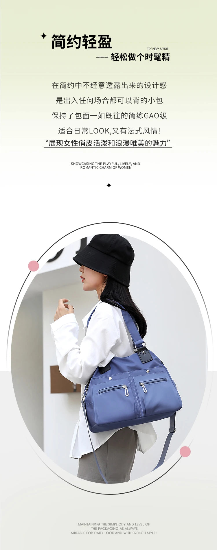 New Fashion Luxury Women's Crossbody Bag High Quality Large Capacity Shoulder Bag Waterproof Multi Functional Handbag For Women