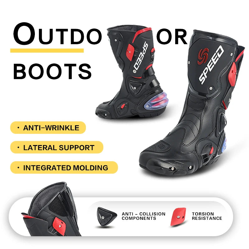 Motorcycle Boot Shoes Off-road Vehicle Riding Boots