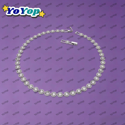 Best Seller 2026  Original Crystal  Round  Jewelry Set,Necklace Earring Bangle,Light luxury Elegant High-end Wedding Jewelry Set