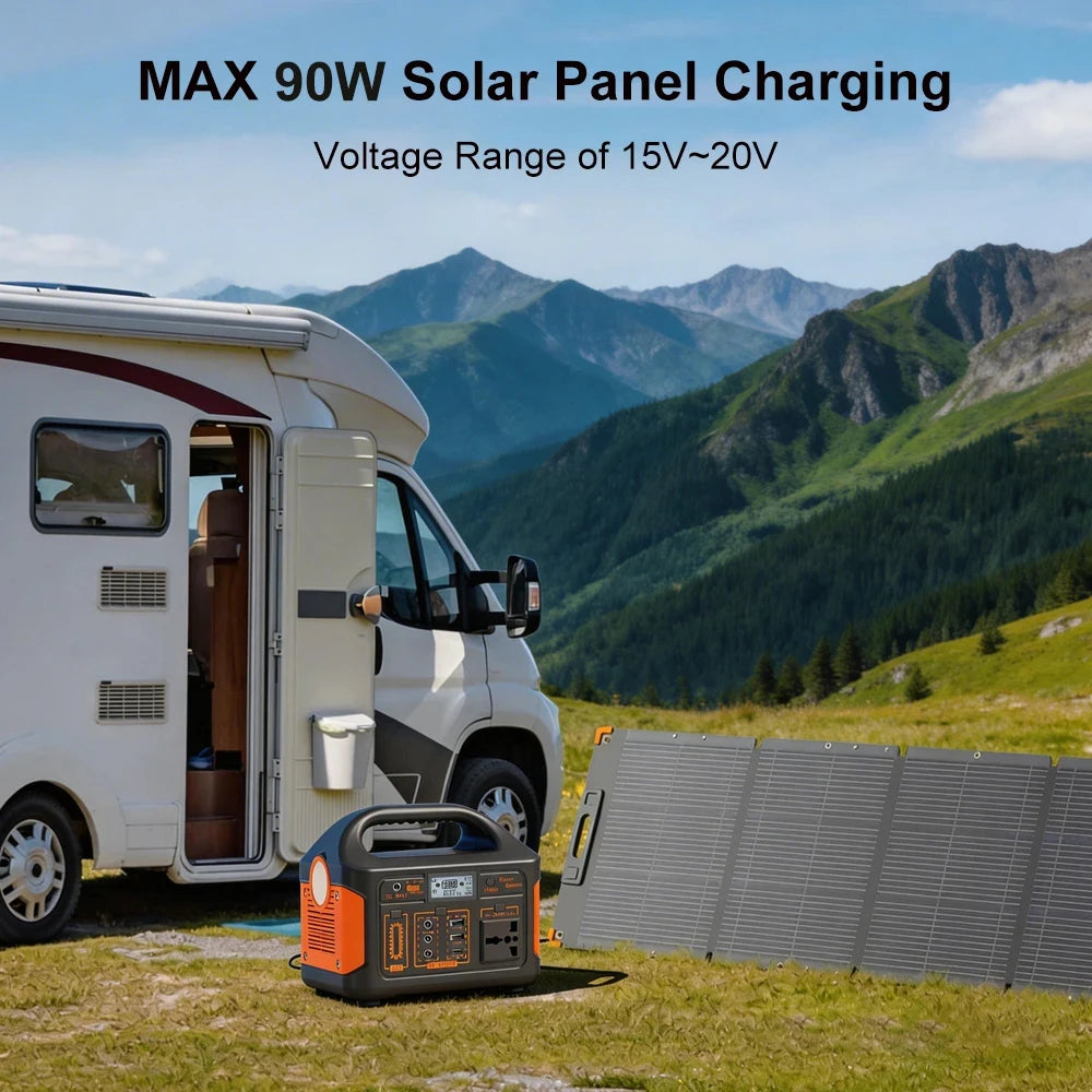 Gaiaray Portable Power Station 100W 200W 300W 500W Pure Sine Wave Solar Generator 110V/220V UPS LiFePO4 Power Plant For Camping