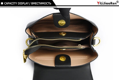 Fashion Embroidery Shoulder Bag Women Designer High Quality Leather Handbag Purse Ladies Small Crossbody Messenger Bag Female