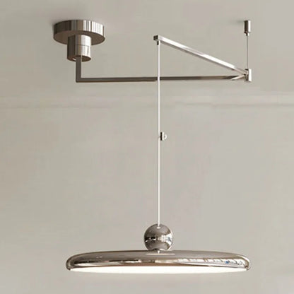 Nordic Cream Iron Swing Arm Lamp Adjustable Rotatable Pendant Wall Light for Bedside Living Room Desk Led Lights