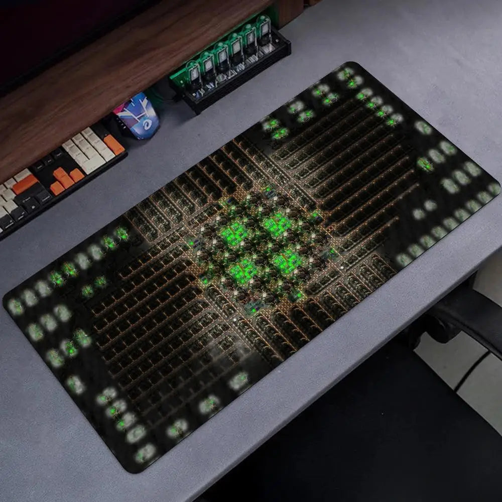 Factorio Mouse Pad Popular Large Gamer XXL KeyboardMat Oni MouseMat 900X400MM Rubber Desk Mat Gaming Mousepad