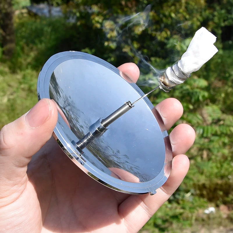 Outdoor Solar Ignition Lighter Camping Survival Fire Waterproof Windproof Travel Bag Portable Camping Hiking Emergency Supplies