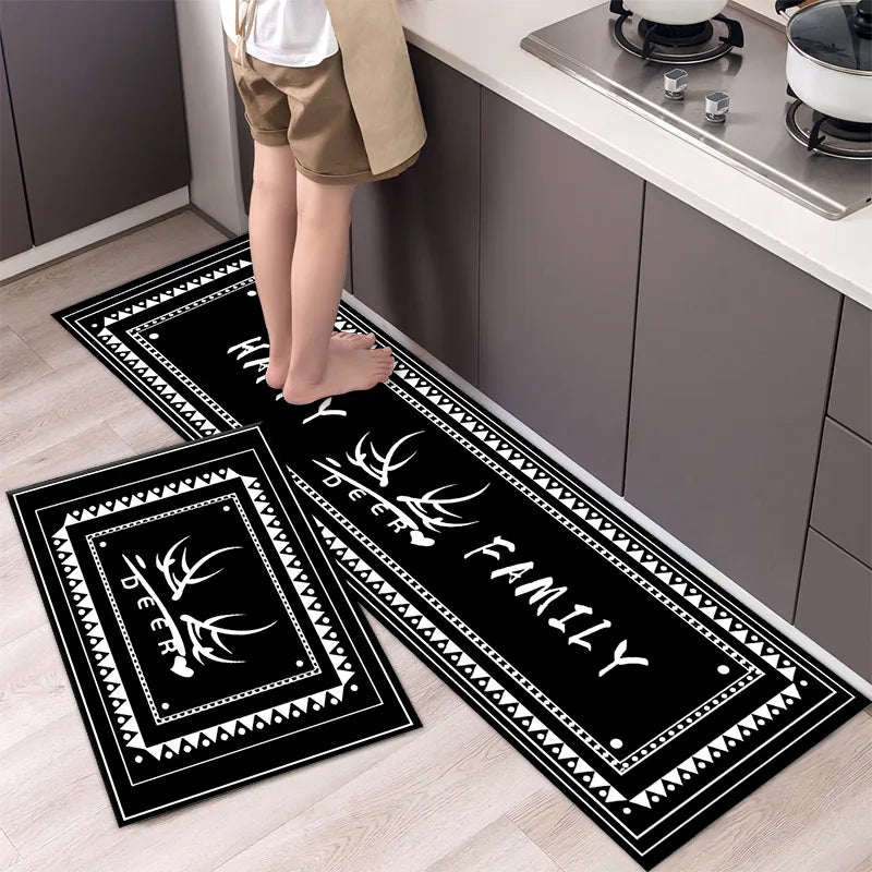 Non-slip Kitchen Carpets for Living Room Long Area Rug Kitchen Floor Mat Carpets Entrance Door Mat Hom