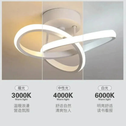 LED Strip Aisle Ceiling Lights Modern Minimalist Living Room Lamps For Balcony Entrance Home Decor Fixtures various styles