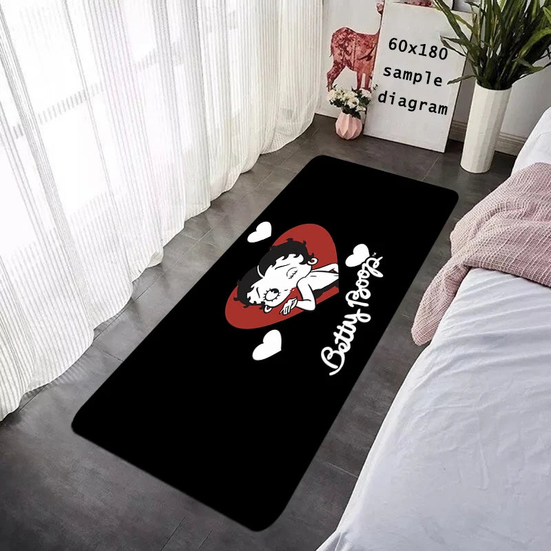 House Entrance Doormat Bettys Boops Hallway Carpet Living Room Rugs Foot Carpets Bathroom Rug Floor Mats Non-slip Home Decor