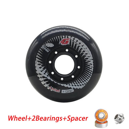 Hyper+G 84A Inline Skate Wheels 4 or 8 Pcs GRIP Concrete Roller Skates Wheel Slalom Braking Skating Street Sliding Patines Tires