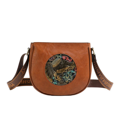 Vintage 3D Floral Embossed Crossbody Bag Soft Leather Elegant Shoulder Bag Luxury Handbag Women Bags Designer Mother Ladies Sac