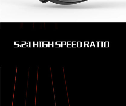 Left/Right Interchangeable Spinning Fishing Reel 5.2:1 Gear Ratio Metal Bearing Fishing Wheel Baitcasting Reel Carp Fishing