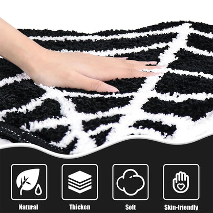 Halloween Bath Mat Gothic Bedroom Carpet Spider Web Floor Bathroom Home Decor Decoration Kitchen Living Rugs Room Rug Mats
