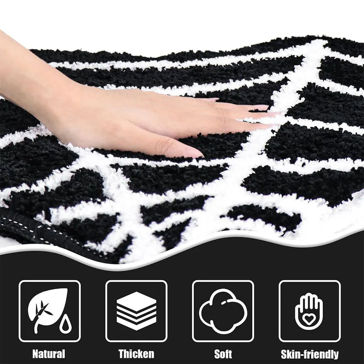 Halloween Bath Mat Gothic Bedroom Carpet Spider Web Floor Bathroom Home Decor Decoration Kitchen Living Rugs Room Rug Mats