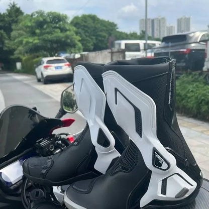 Torque 3 Off-Road Motorcycle Botas Professional Track Riding Boots Cowhide Waterproof Racing Anti-Collision for Rally Race shoe