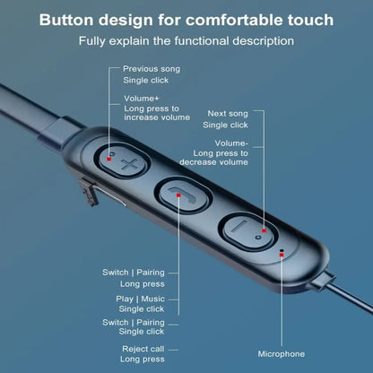New Wireless Bluetooth 5.3 Neck-Hanging Type Stereo Bluetooth Earphone Earphones With Mic Bluetooth Headset Bluetooth Headphone