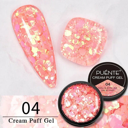 7.5ML Summer Fruit Series Cat Magnetic Gel Nail Polish Green Purple Pink Cat Eye Gel Soak Off UV Nail Art Varnish For Manicure