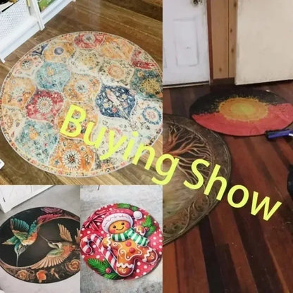 Brake Disc Round Carpet Hot Wheels Racing Decor Car Enthusiast Rug Red Caliper Auto Garage Floor Mat Sporty Home Rug