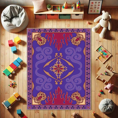 Aladdin Rug, Aladdin Magic Carpet, Fantastic Living Room Rug,  Room Rug, Ethnic Rug, Minimalist Custom Rug, Floor Area Rug