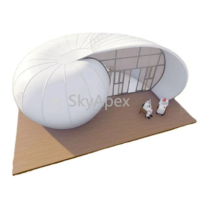Made in China Geodesic Dome Building Tent Waterproof UV Resistant Windproof Spacious Customized For Luxury Glamping Party Events