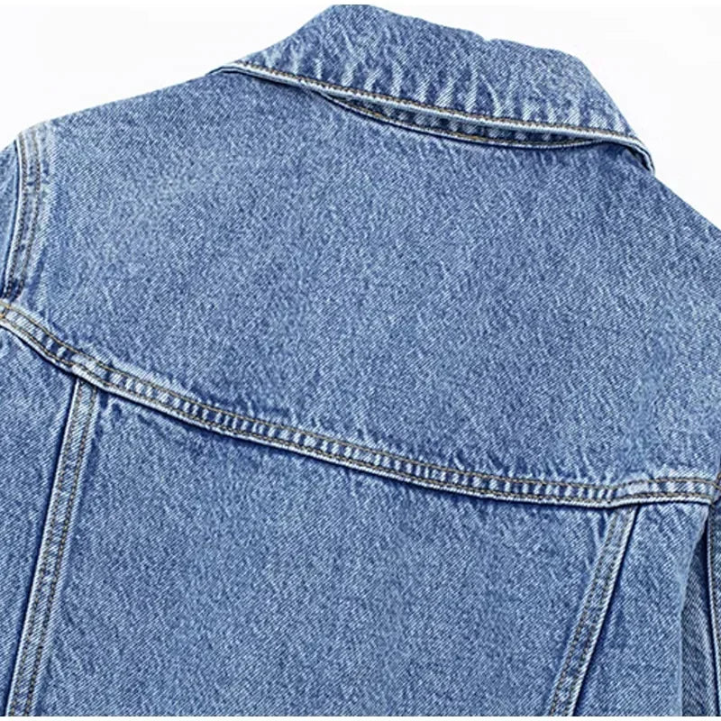 Autumn Denim Jumpsuit for Women Overalls Woman Jean Overalls Long Sleeve Elegant Jumpsuits Y2k Streetwear 2024 Turn Down Collar