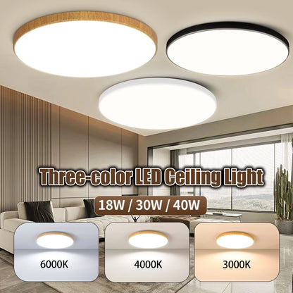 Led Ceiling Lamp 110v 220v Waterproof Led Panel Lights   for Kitchen Bathroom Lamp Balcony Ceiling Chandelier Lighting Fixture