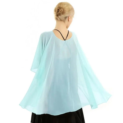 New Fashion Soft Wedding Capes Long Solid Color Chiffon Shrug Sunscreen Wraps Womens Ladies